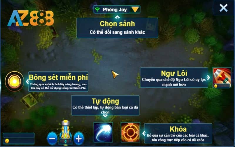 Giao diện trò chơi Đánh Cá Vui Vẻ