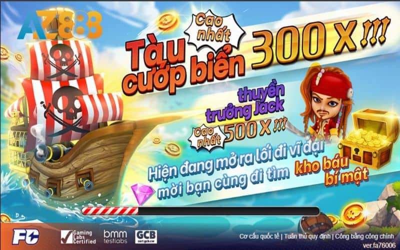 Thuyền quý bắn cá là tựa game săn thưởng đầy thú vị tại AZ888