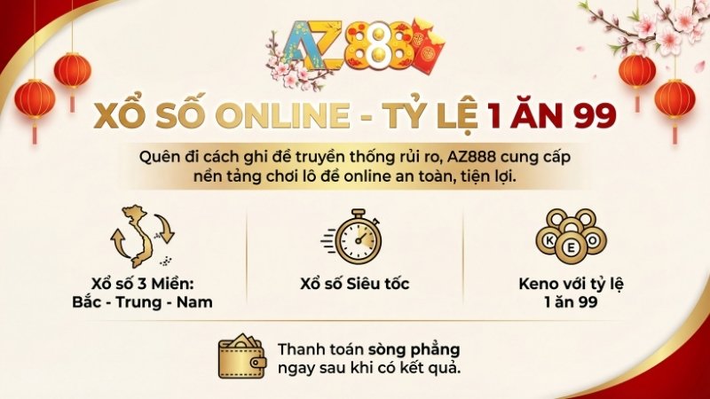 Xổ số online Tỷ lệ 1 ăn 99
